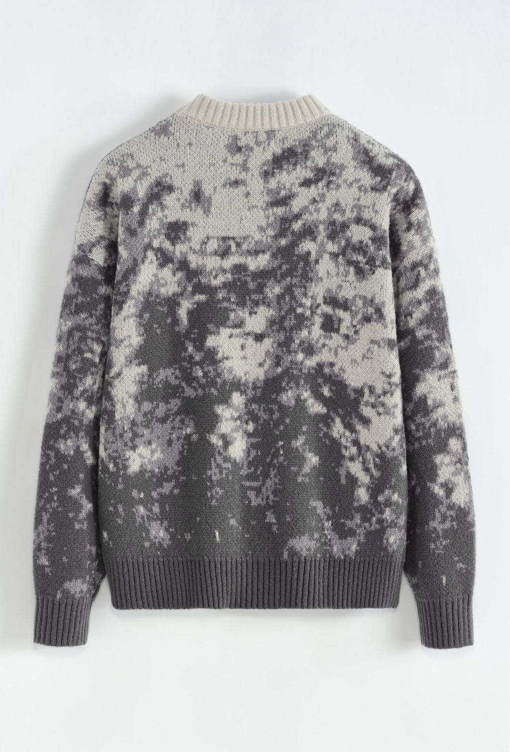 Pull jacquard effet moucheté