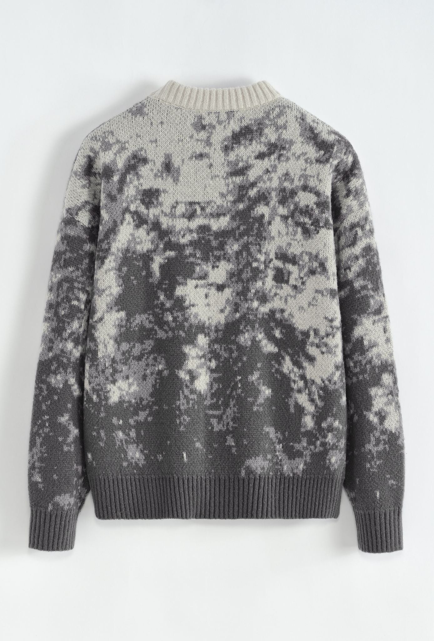 Pull jacquard effet moucheté