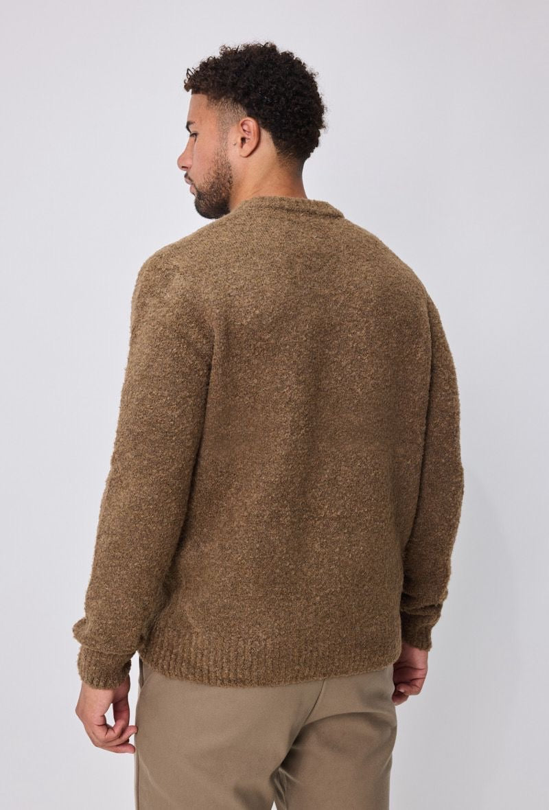 Pull effet bouclé