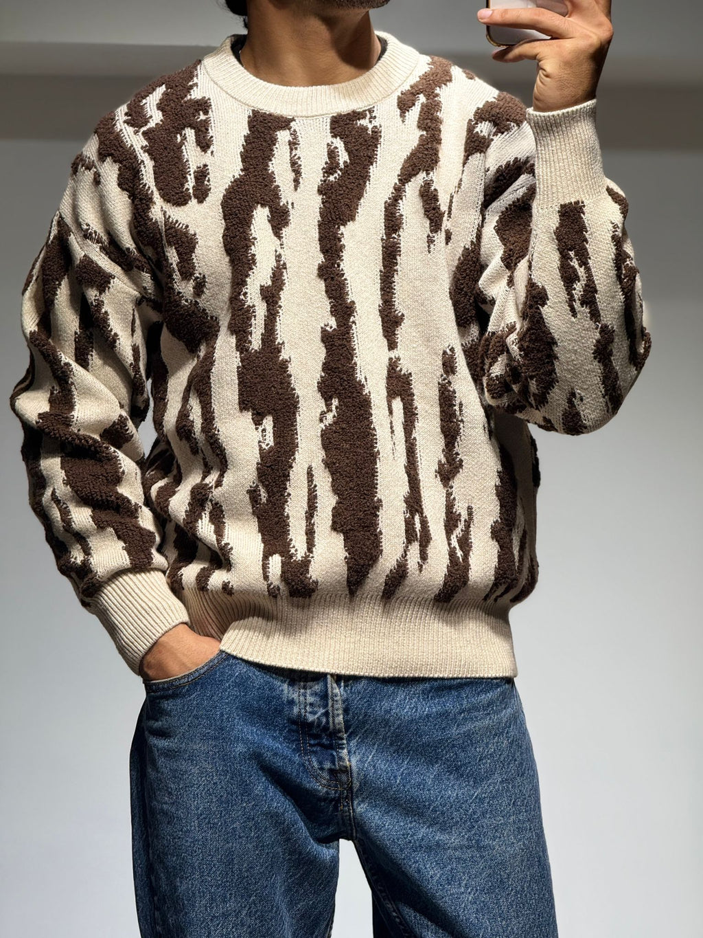 Pull Jacquard à motif